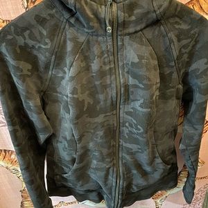 Lululemon black camo hoodie.